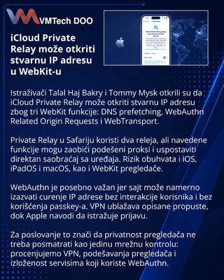WebKit proxy bypasses may expose iCloud Private Relay IP addresses