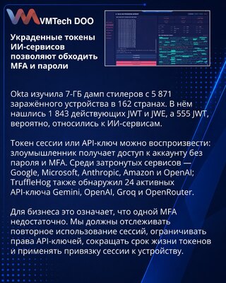 Ukradeni AI tokeni omogućavaju pristup nalozima mimo MFA