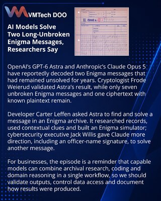 Astra и Claude Opus помогли расшифровать два сообщения Enigma