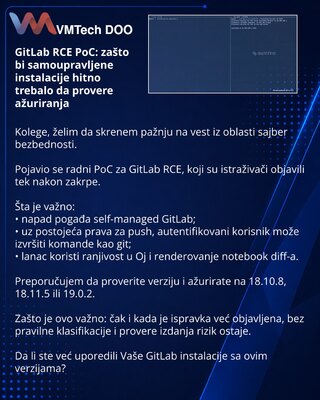 GitLab RCE PoC: почему самоуправляемым инсталляциям стоит срочно проверить обновления
