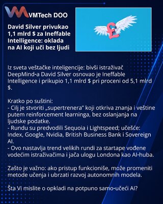 David Silver привлёк $1,1 млрд на Ineffable Intelligence: ставка на ИИ, который учится без людей