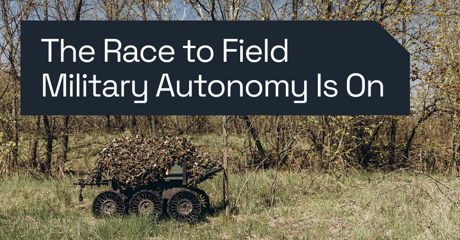 Military autonomy is accelerating: trusted data exchange becomes decisive