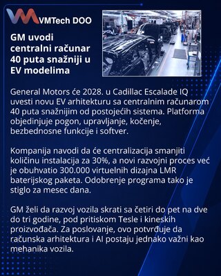 GM Plans Central Compute Architecture for 2028 EVs