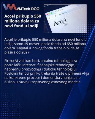 Accel zatvorio fond od 550 miliona dolara za indijske startape