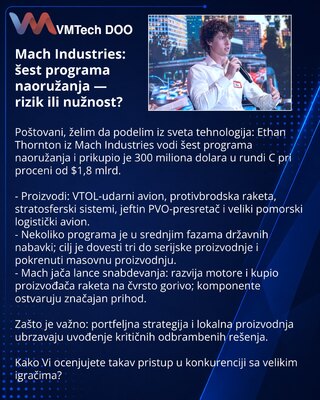 Mach Industries: six weapons programs at once — risk or necessity?
