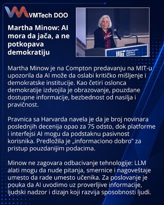 Марта Миноу в MIT призвала проектировать AI для критического мышления