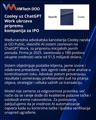 Cooley razvija GO Public za bržu pripremu IPO transakcija