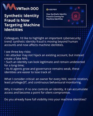 Synthetic identity fraud sada preti i machine identitetima