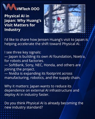 Physical AI in Japan: Why Huang’s Visit Matters for Industry