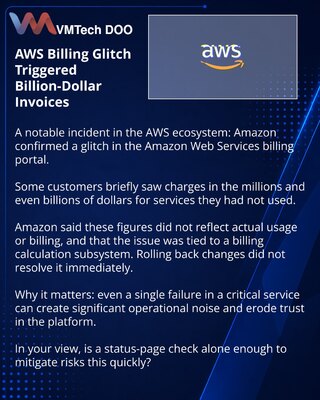 AWS greška je ispostavila račune u milijardama: Amazon već ispravlja kvar