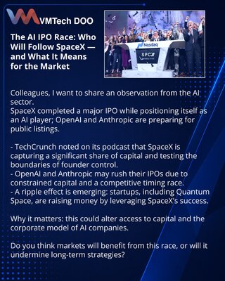 The AI IPO Race: Who Will Follow SpaceX — and What It Means for the Market