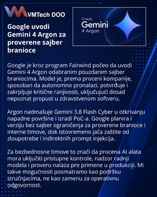 Google deploys Gemini 4 Argon to trusted cyber defenders