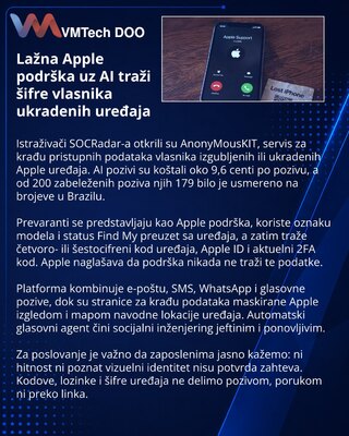 AI Voice Calls Impersonate Apple Support to Defeat Activation Lock