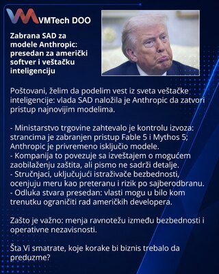 US Ban on Anthropic Models: A Precedent for American Software and AI