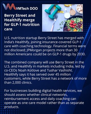 Berry Street i Healthify udružuju AI koučing i GLP-1 negu