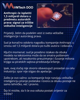 Anthropic выплатит $1.5 млрд по делу об авторских правах: сигнал для рынка ИИ