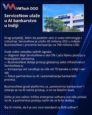 ServiceNow bets on AI banking in India