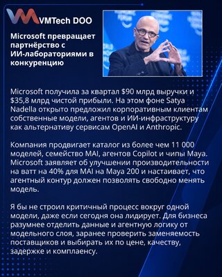 Microsoft otvoreno gradi AI alternativu ponudama OpenAI-ja i Anthropica
