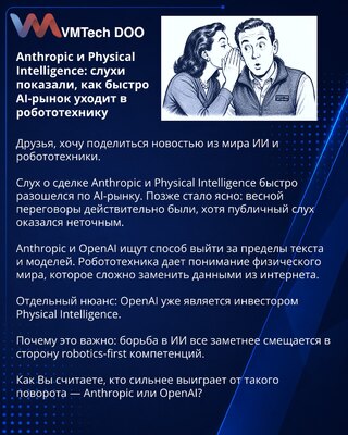 Anthropic i Physical Intelligence: glasine su pokazale koliko brzo tržište AI-ja prelazi u robotiku