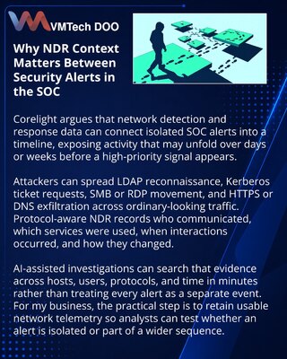 NDR evidence helps SOC teams connect activity between alerts