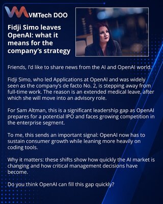 Fidji Simo napušta OpenAI: šta to znači za strategiju kompanije