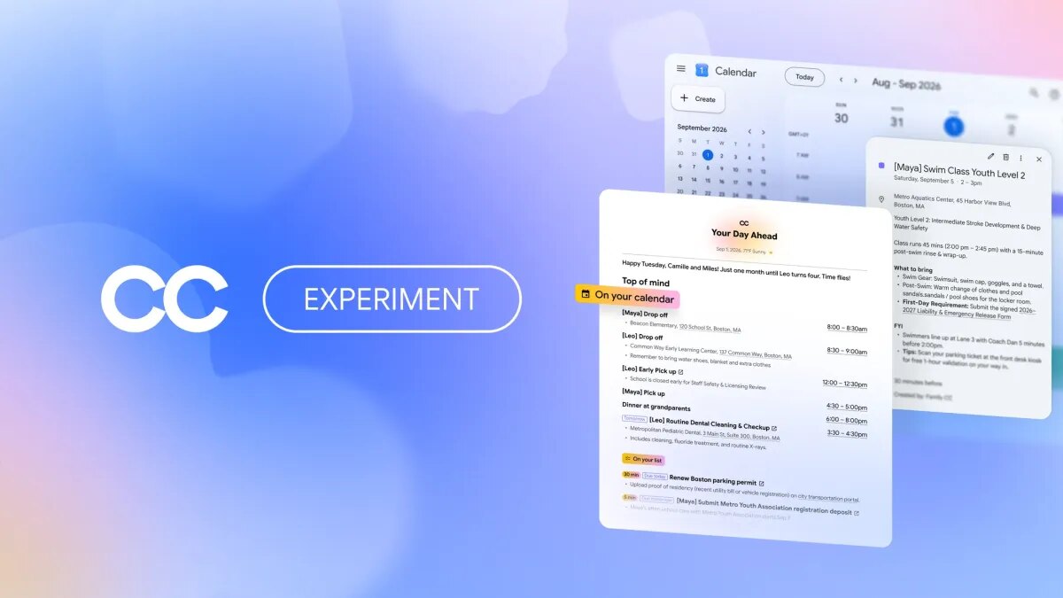 Google testira CC kao AI agenta za porodičnu organizaciju
