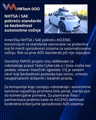 NHTSA and SAE Create ASCEND for Autonomous Vehicle Safety
