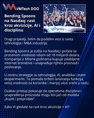 Bending Spoons вышла на Nasdaq: как компания растет за счет сделок, AI и операционной дисциплины