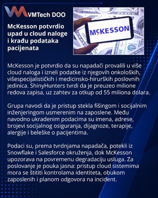 McKesson confirms cloud account breach affecting healthcare data