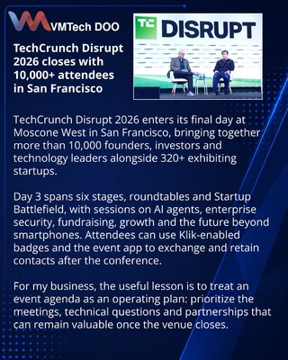 TechCrunch Disrupt 2026 ends with AI, startup and investor sessions
