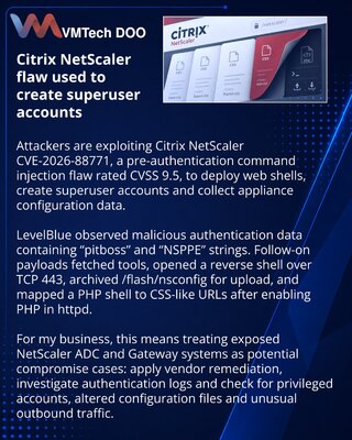 NetScaler attacks create superuser accounts and hide web shells