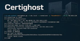 Certighost: kako niskoprioritetni korisnik AD može da se predstavi kao Domain Controller
