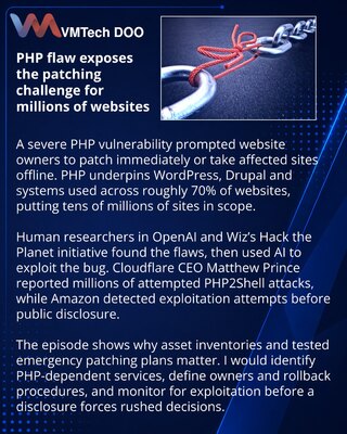 PHP disclosure highlights the web’s difficult patching problem