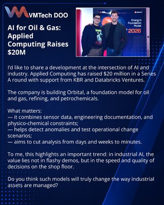 ИИ для нефтегаза: Applied Computing привлекла $20 млн