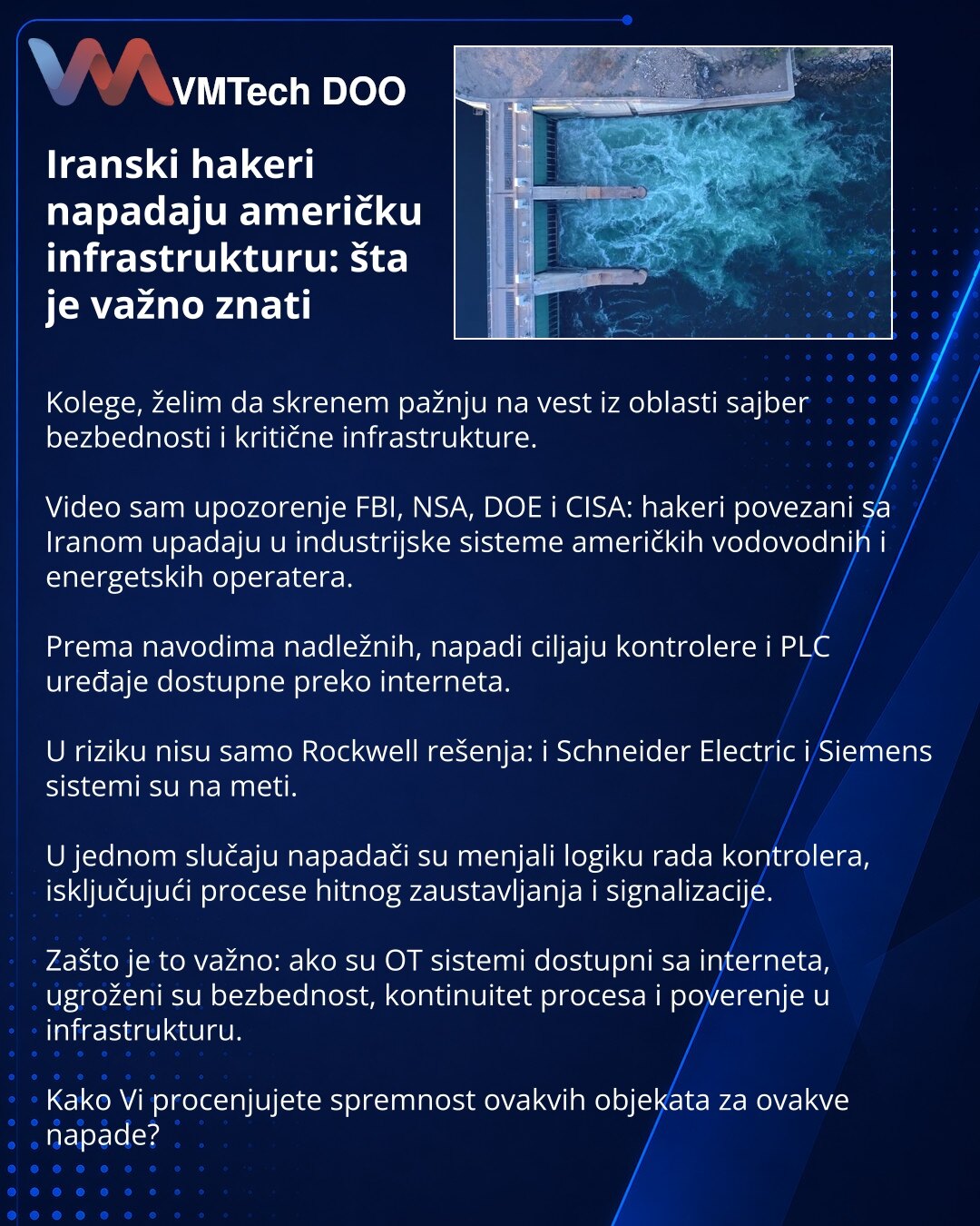 Iranski hakeri napadaju američku infrastrukturu: šta je važno znati