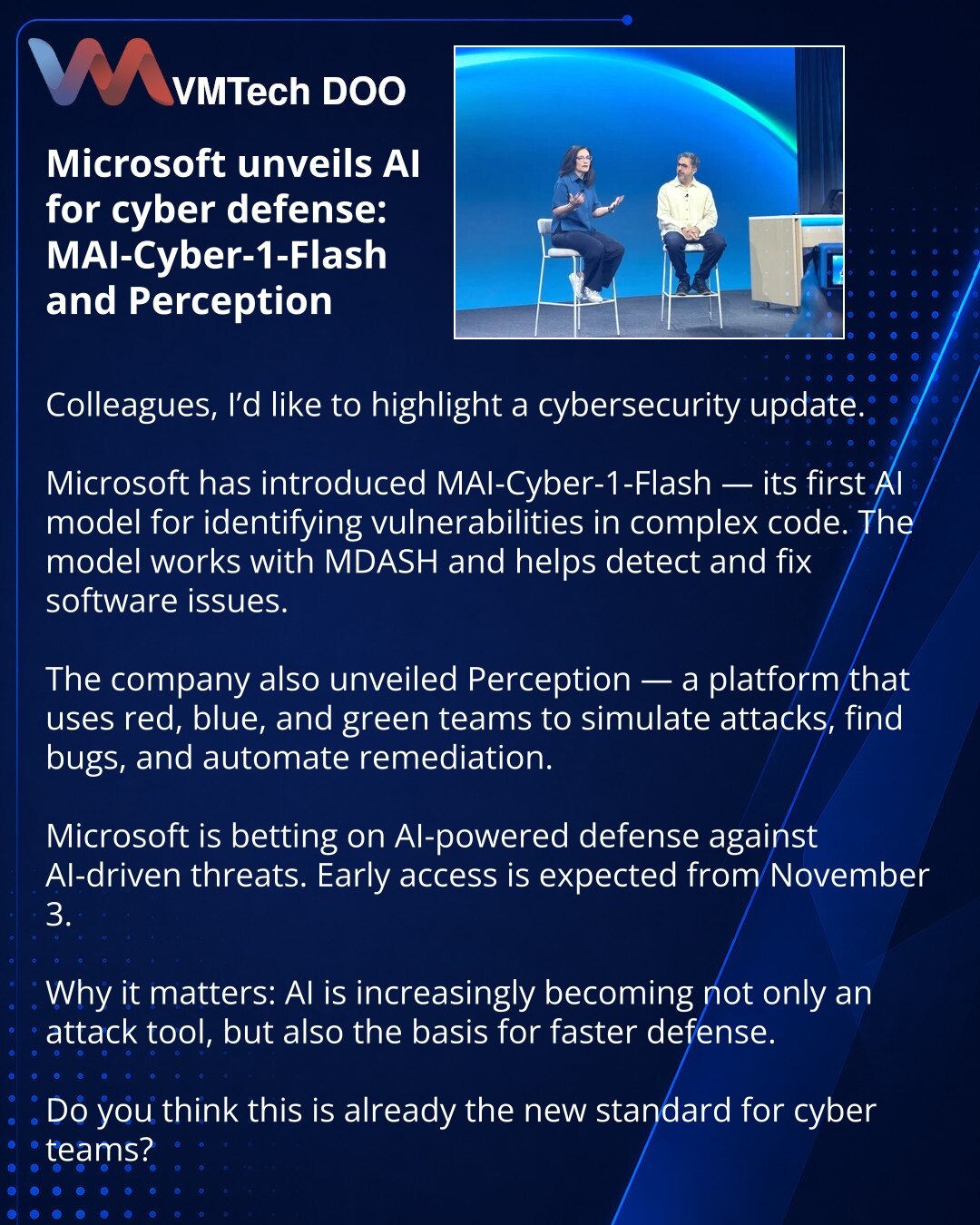 Microsoft je predstavio AI za sajber odbranu: MAI-Cyber-1-Flash i Perception