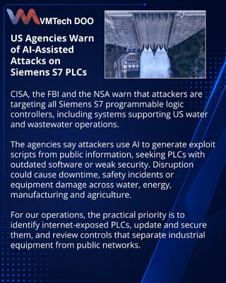 CISA предупредило об атаках с ИИ на контроллеры Siemens S7