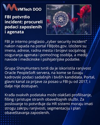 FBI Declares Cybersecurity Incident Over Stolen Employee Data