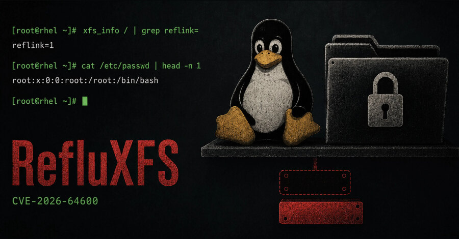 RefluXFS в Linux: локальный пользователь может получить root на части стандартных RHEL-систем