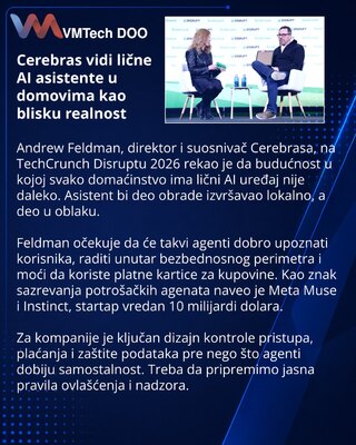 Cerebras: lokalni AI asistenti u domovima nisu daleka vizija