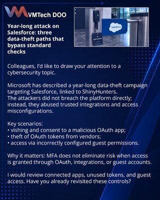 Year-long attack on Salesforce: three data-theft paths that bypass standard checks