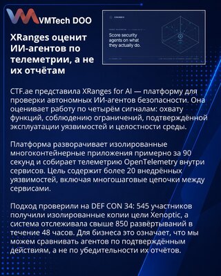 CTF.ae представила XRanges для оценки ИИ-агентов безопасности
