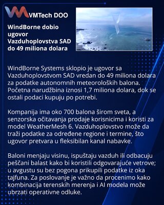 US Air Force awards WindBorne balloon data deal worth up to $49M