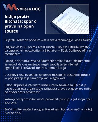 India vs. Bitchat: Can Open Source Be Restricted?