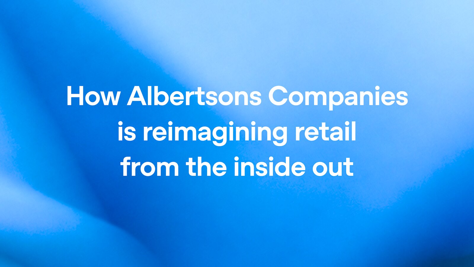 Albertsons внедряет Safeway в ChatGPT для планирования покупок