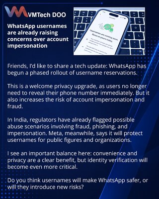 WhatsApp korisnička imena već otvaraju pitanja o zameni naloga