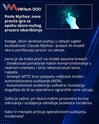 Posle Mythos: nova pravila igre za epohu skoro-nultog prozora iskorišćenja