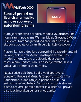 Suno launches v6 AI music models trained on licensed data