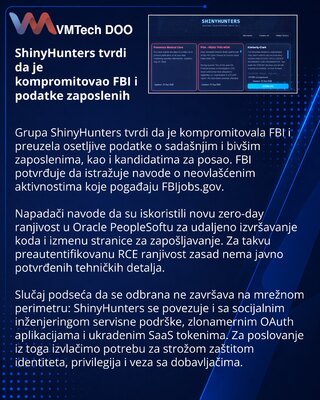 ShinyHunters заявила о взломе ФБР через Oracle PeopleSoft